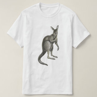 Känguru-Skizze Design Grafik T-Shirt