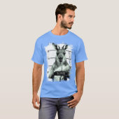 Känguru Springendes Tier Geschenk retro T-Shirt (Vorne ganz)