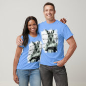 Känguru Springendes Tier Geschenk retro T-Shirt (Unisex)
