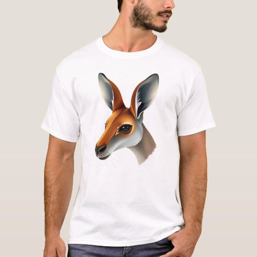 Känguru-T-Shirt T-Shirt (Vorderseite)