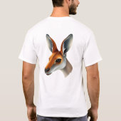 Känguru-T-Shirt T-Shirt (Rückseite)