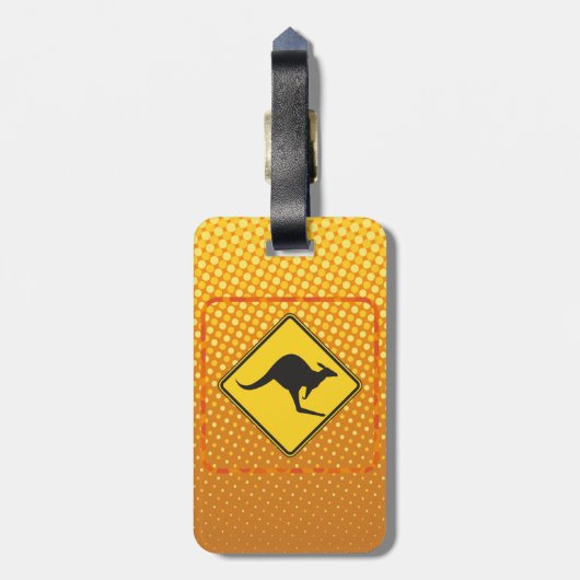 Känguru-Überfahrt-Gepäckanhänger Gepäckanhänger (Rückseite vertikal)