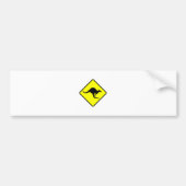 KÄNGURU-ÜBERFAHRT - unten Autoaufkleber (Vorne)