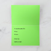 Känguru-Überraschungs-Geburtstags-Party Einladung (Innenseite)