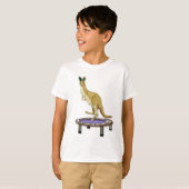 Känguru und Trampoline T-Shirt (Vorne ganz)