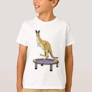 Känguru und Trampoline T-Shirt