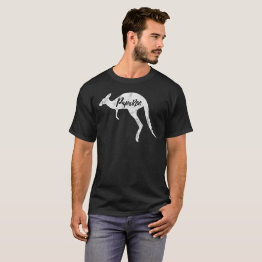 Känguru-Vater Paparoo T-Shirt (Vorne ganz)