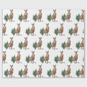 Känguru Zeichne Geschenkpapier (Flach)