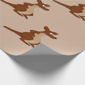 Känguruentwurfs-Packpapier Geschenkpapier (Ecke)