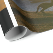 Kängurus aus Australien Geschenkpapier (Rolleneckpunkt)