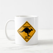 Kängurus folgende 10 Kilometer Kaffeetasse (Links)