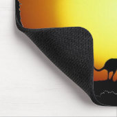 Kängurus gegen die Wüstensonne Mousepad (Ecke)