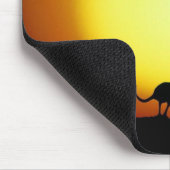 Kängurus im australischen Hinterland Mousepad (Ecke)
