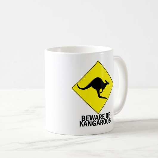 Kängurus Kaffeetasse (VorderseiteRechts)