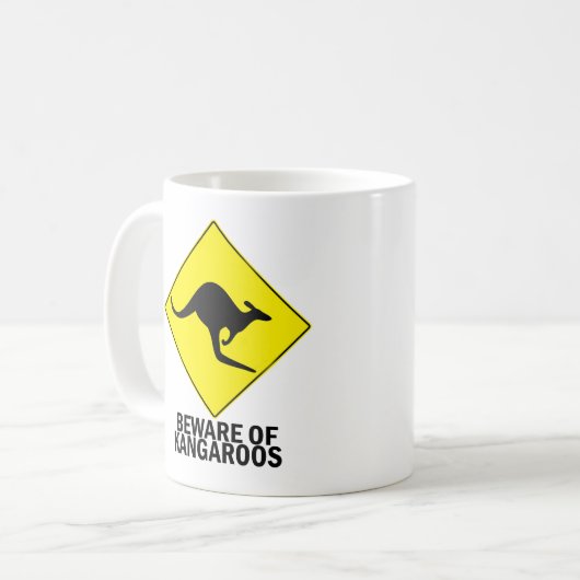 Kängurus Kaffeetasse (Vorderseite Links)