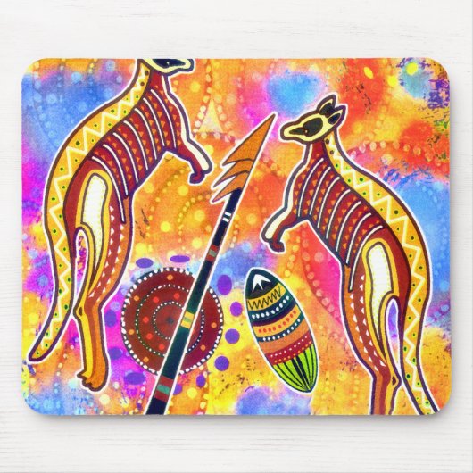 Kängurus Mousepad (Vorne)