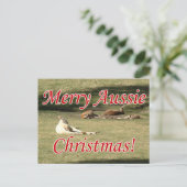 Kängurus Postkarte (Stehend Vorderseite)