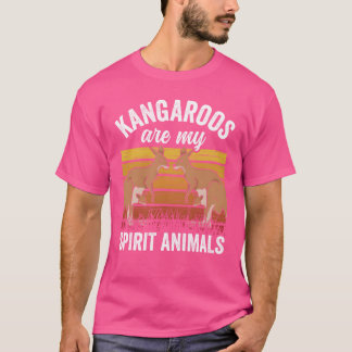 Kängurus sind meine spirituellen Tiere Känguru Tie T-Shirt
