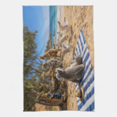 Kängurus und Koalas Beach BBQ Geschirrtuch (Vertikal)