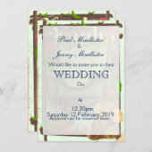 Kanha National Park Indien Einladung (Vorne/Hinten)