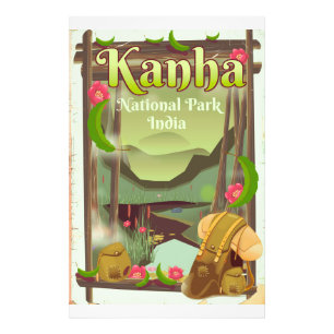 Kanha National Park Indien Fotodruck