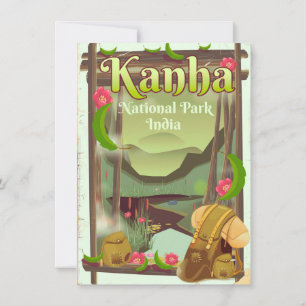 Kanha-Nationalpark Indien Einladung