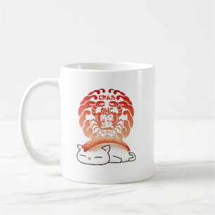Kani Crab Sushi Cat Kaffeetasse