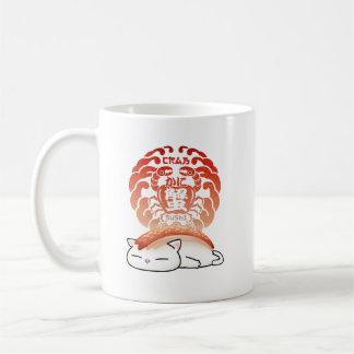 Kani Crab Sushi Cat Kaffeetasse