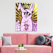 Kaninchen 2012 leinwanddruck (Insitu (Wohnzimmer))