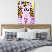 Kaninchen 2012 leinwanddruck (Insitu (Schlafzimmer))