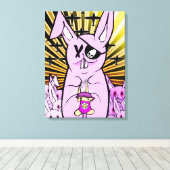 Kaninchen 2012 leinwanddruck (Insitu (Holzboden))