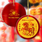 Kaninchen 2023 Chinesischer Mondfisch Neujahr Rote Keramik Ornament