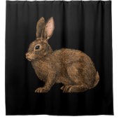Kaninchen 2 duschvorhang (Vorderseite)