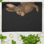 Kaninchen 2 geschirrtuch (Gefaltet)