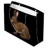 Kaninchen 2 große geschenktüte (Rückseite Schrägansicht)