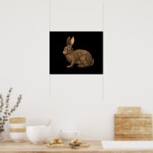 Kaninchen 2 poster (Küche)