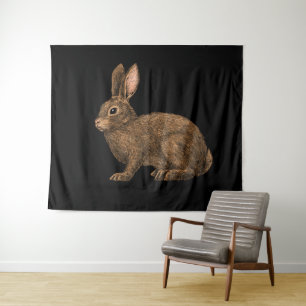Kaninchen 2 wandteppich