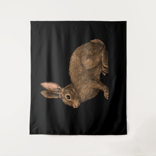 Kaninchen 2 wandteppich (Vorderseite)