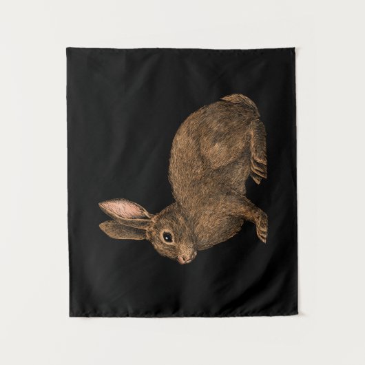 Kaninchen 2 wandteppich (Vorderseite)