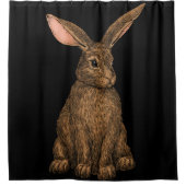 Kaninchen 3 duschvorhang (Vorderseite)