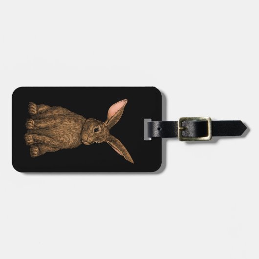 Kaninchen 3 gepäckanhänger (Vorderseite horizontal)