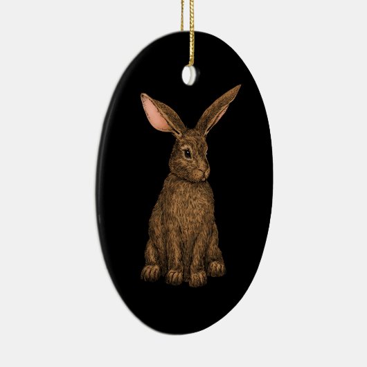 Kaninchen 3 keramik ornament (Rechts)