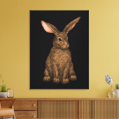 Kaninchen 3 leinwanddruck (Insitu (Wohnzimmer))