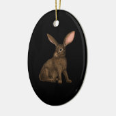 Kaninchen 4 keramik ornament (Links)