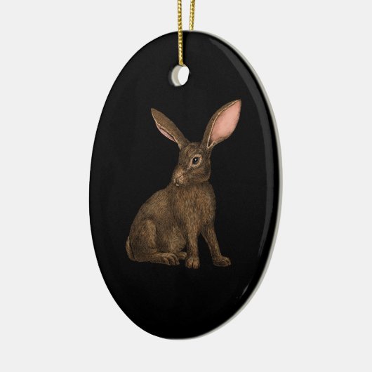 Kaninchen 4 keramik ornament (Links)