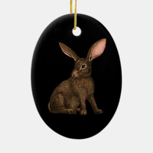 Kaninchen 4 keramik ornament (Hinten)