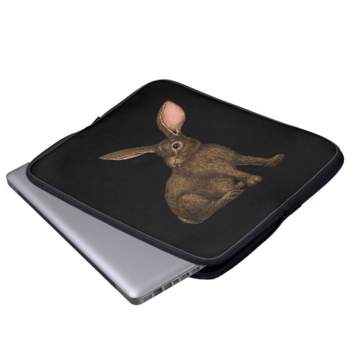 Kaninchen 4 laptopschutzhülle (Vorne Knopf)