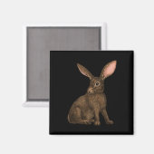 Kaninchen 4 magnet (Vorderseite/Rückseite)