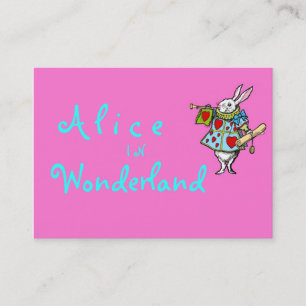 Kaninchen-Alice im Wunderland ~ Visitenkarten Visitenkarte