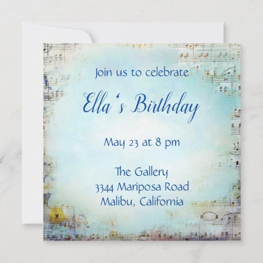 Kaninchen, Alice und Mad Hatter in Top Hats Einladung (Rückseite)